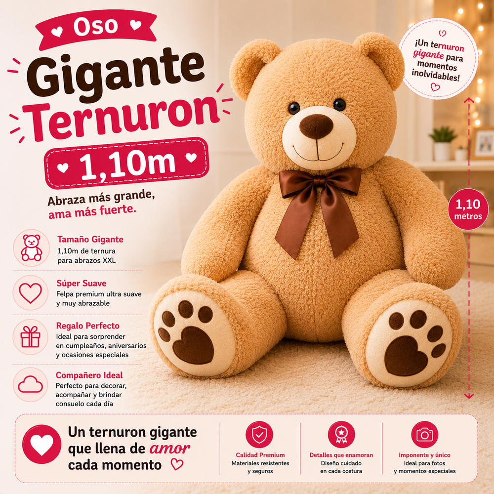 Giant Ternuron Bear 1.10m