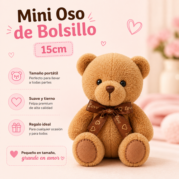 Pocket Mini Bear 15cm